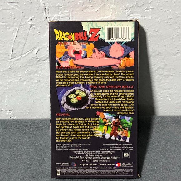 Dragonball Z - Majin Buu Saga VHS Set of 3 DBZ Anime - Picture 7 of 9